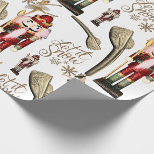 Nutcracker Suite Ballerina Christmas Let it Snow Wrapping Paper