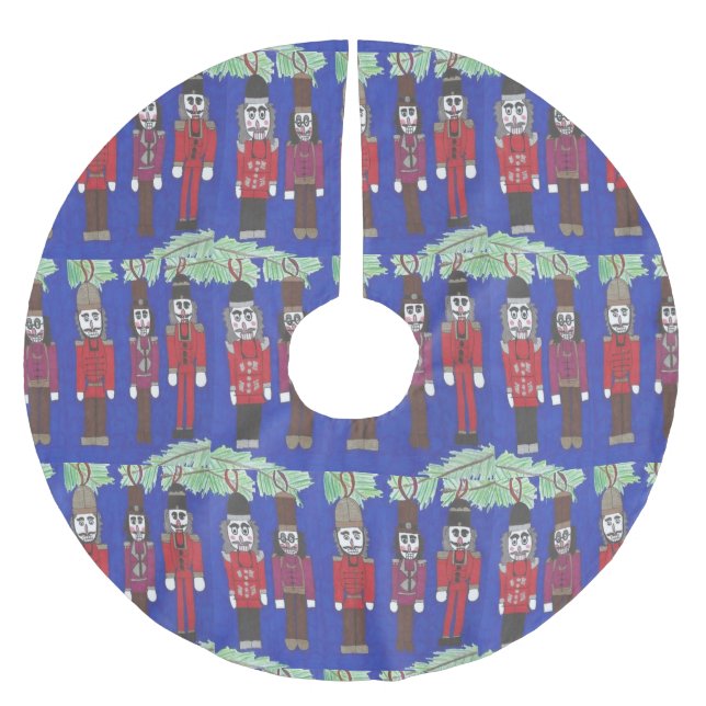 Nutcracker Suite Christmas Tree Skirt (Front)