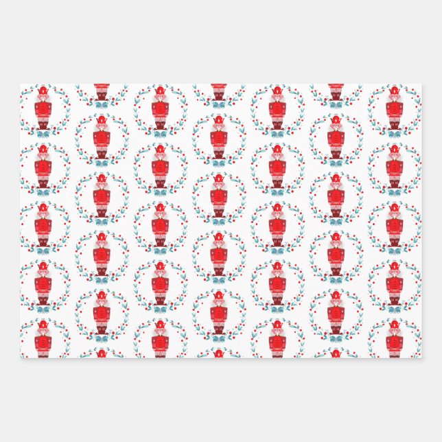 NutCracker T-Shirt Key Ring Classic Round Sticker  Wrapping Paper Sheets (Front)