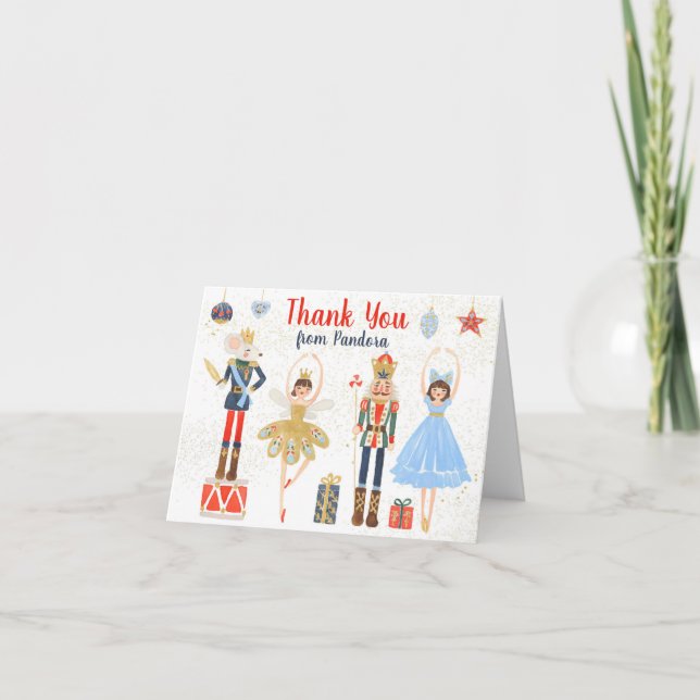 Nutcracker Thank You Note Stationery (Front)