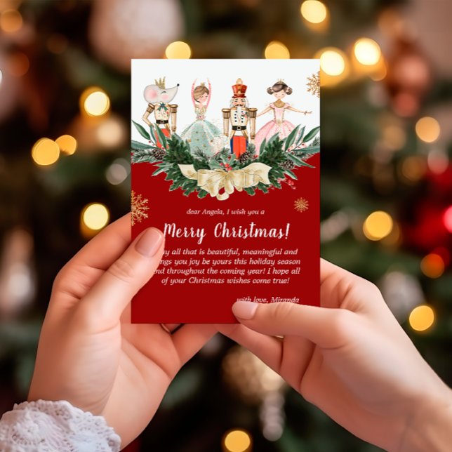 Nutcracker Theme Christmas Party Holiday Card (Nutcracker Theme Christmas Party Holiday Card)