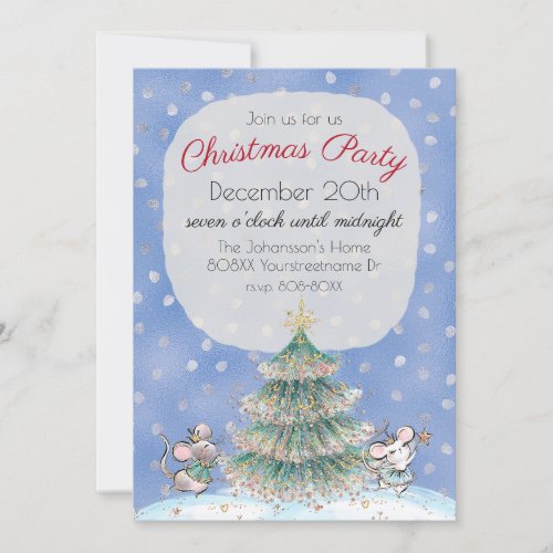 Nutcracker Theme Christmas Party Invitation