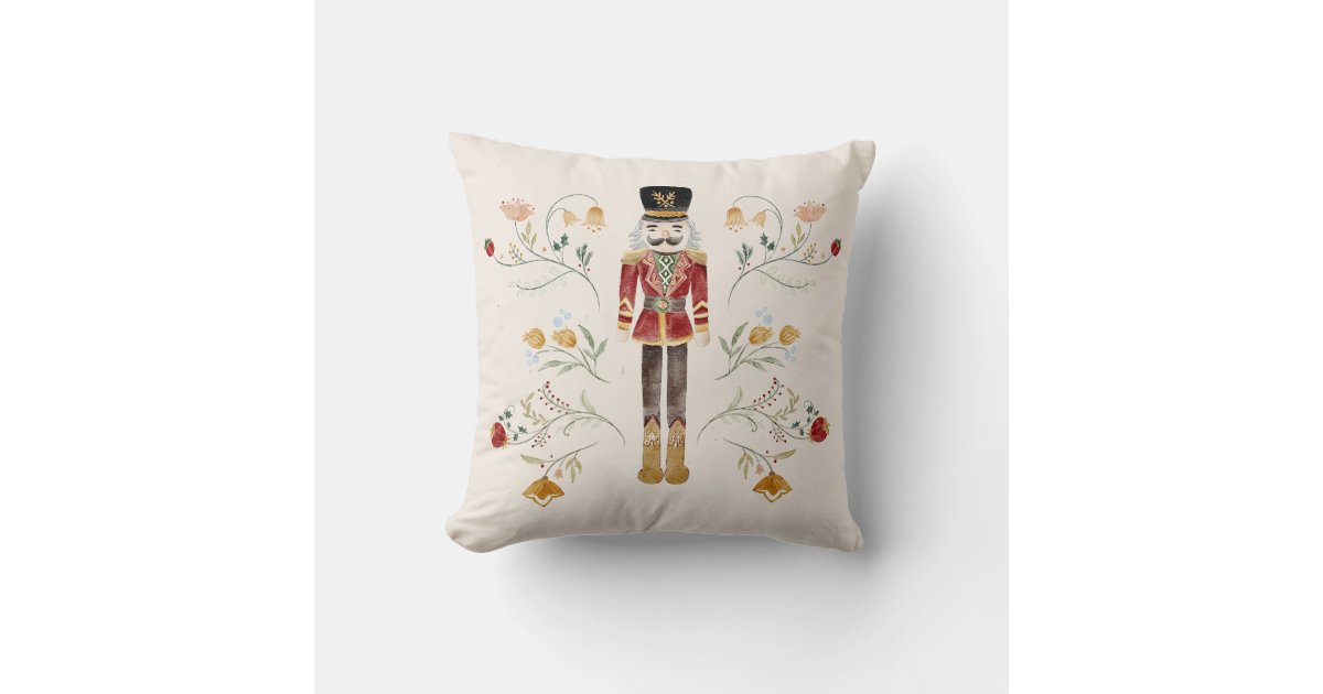 Nutcracker Throw Pillow Zazzle