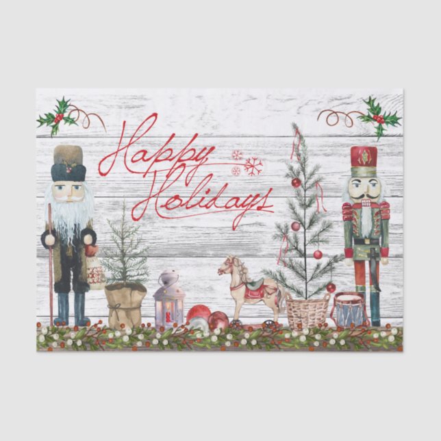 Nutcracker Tissue Paper (Front)