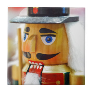 Nutcracker Toy Cute Colorful Design Christmas Art Ceramic Tile