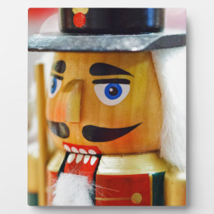 Nutcracker Toy Cute Colorful Design Christmas Art Plaque