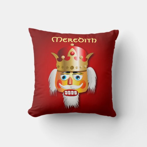 Nutcracker Toy King Throw Pillow