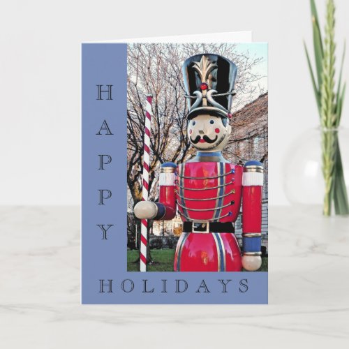 NUTCRACKERTOY SOLDIER CHRISTMAS CARD