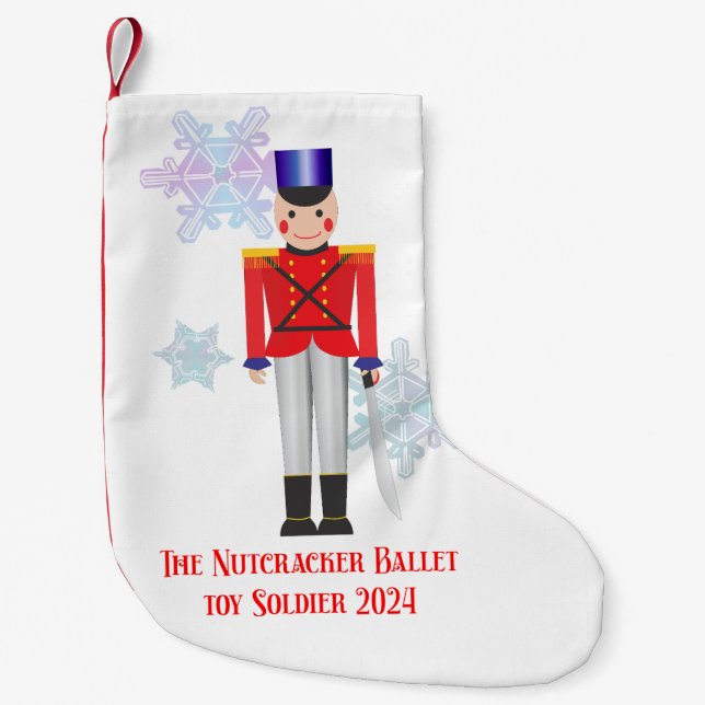 Nutcracker Toy Soldier Christmas Stocking (Front)