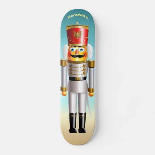 Nutcracker Toy Soldier In Hussar Uniform Skateboard