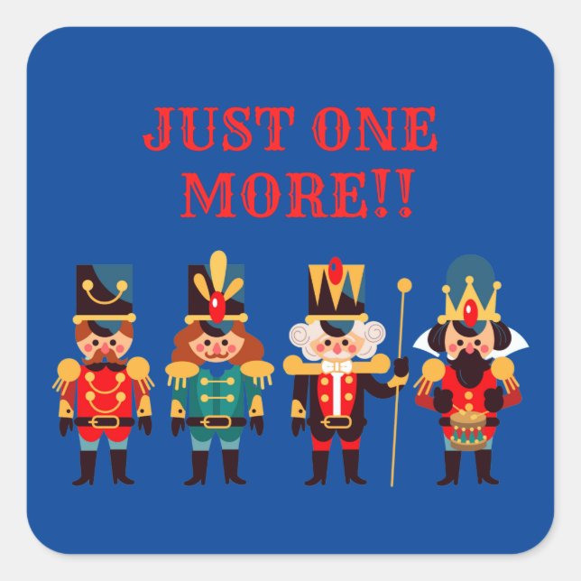Nutcracker Toy Soldiers  Square Sticker (Front)