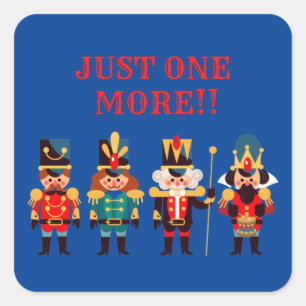 Nutcracker Toy Soldiers Square Sticker