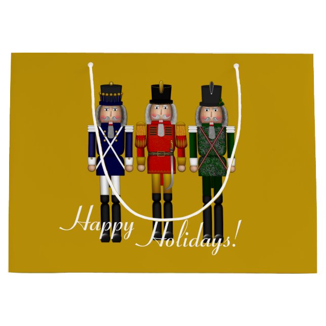 Nutcracker Trio, Gold-GIFT BAG L (Front)