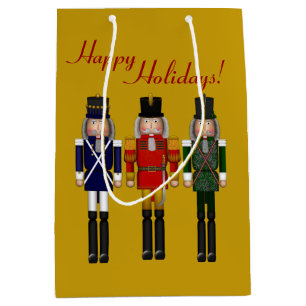 Nutcracker Trio-Gold-GIFT BAG M