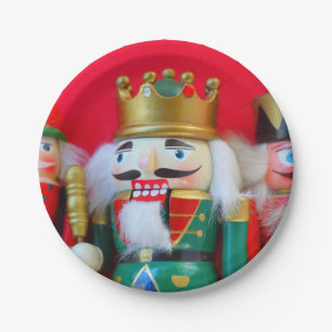Nutcracker trio paper plates