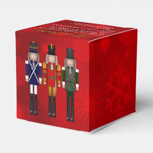 Nutcracker Trio_PARTY FAVOR BOX square box style