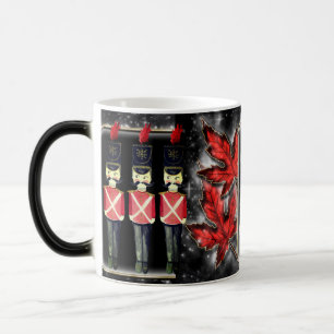 Nutcracker Trio Red Leaf Ballerina Soldier  Color Morph Mug