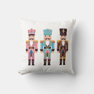 Nutcracker Trio Throw Pillow