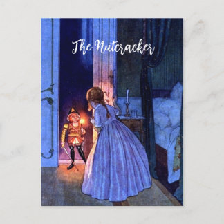 Nutcracker Vintage Art Nouveau Book Illustration Postcard