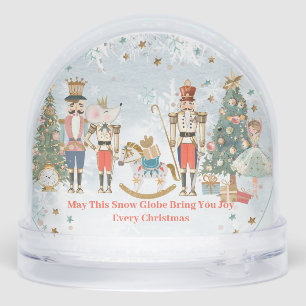 Nutcracker Whimsical Ballerina Christmas kids Snow Globe