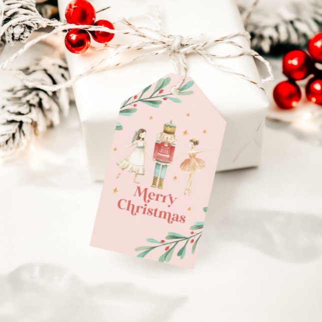 Nutcracker Winter Ballet Christmas Gift Tags (Creator Uploaded)