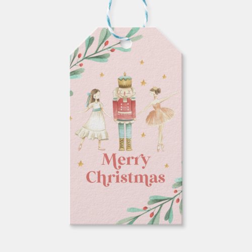 Nutcracker Winter Ballet Christmas Gift Tags