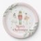Nutcracker Winter Ballet Christmas Paper Plate