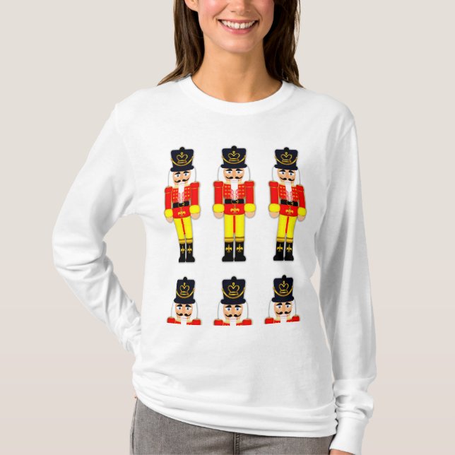 Nutcracker Women's Nano Long Sleeve T-Shirt, xmas T-Shirt (Front)