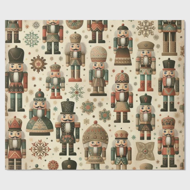 Nutcracker Wrapping Paper (Flat)