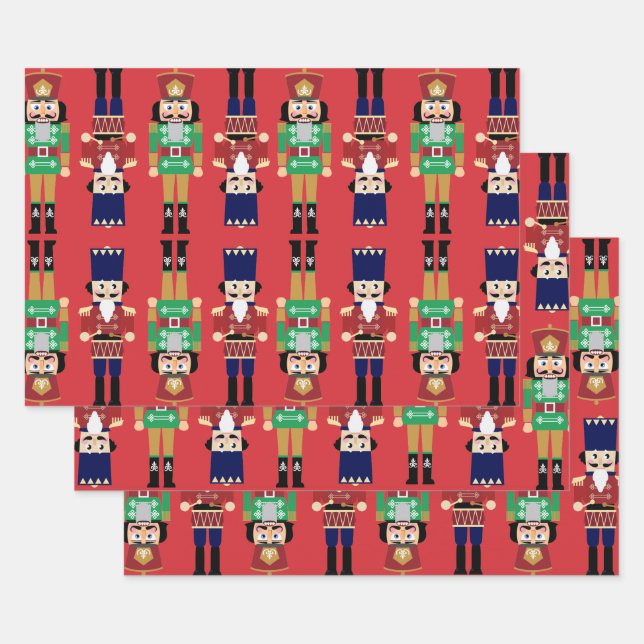 Nutcracker Wrapping Paper Sheets (Set)