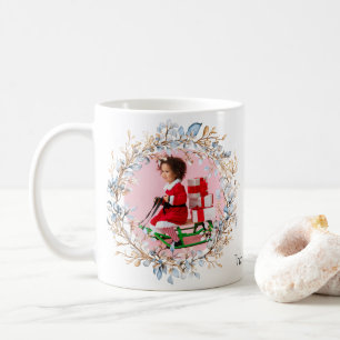Nutcracker Wreath Christmas Photo Coffee Mug
