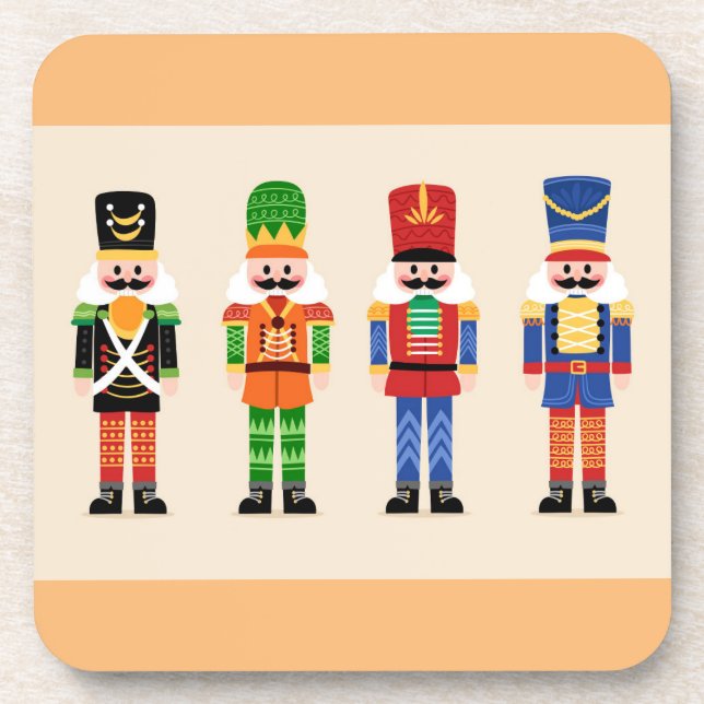 Nutcrackers  beverage coaster (Front)