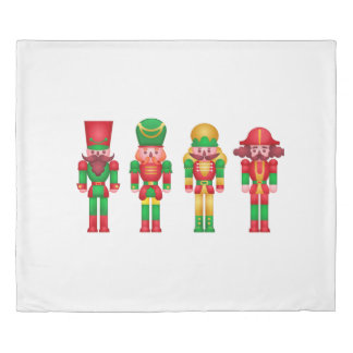 Nutcrackers Christmas decoration Duvet Cover