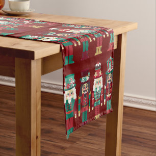 Nutcrackers Christmas decoration Short Table Runner