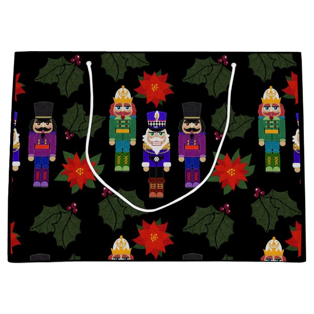 Nutcrackers Christmas Gift Bag (Front)