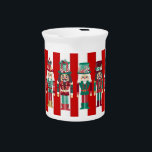 Nutcrackers Christmas gift Beverage Pitcher<br><div class="desc">Nutcrackers Christmas decoration</div>