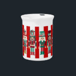 Nutcrackers Christmas gift Beverage Pitcher<br><div class="desc">Nutcrackers Christmas decoration</div>