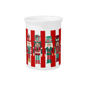 Nutcrackers Christmas gift Beverage Pitcher