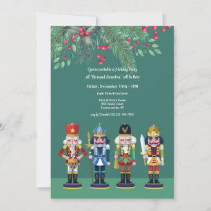 Nutcrackers Christmas Greeting Card