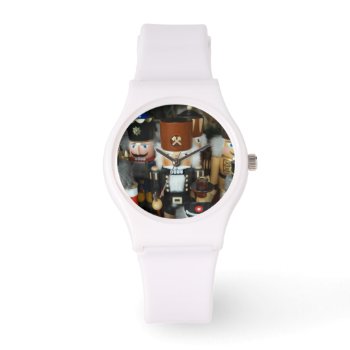 Nutcrackers Christmas Holiday Xmas Design Watch by UniqueChristmasGifts at Zazzle