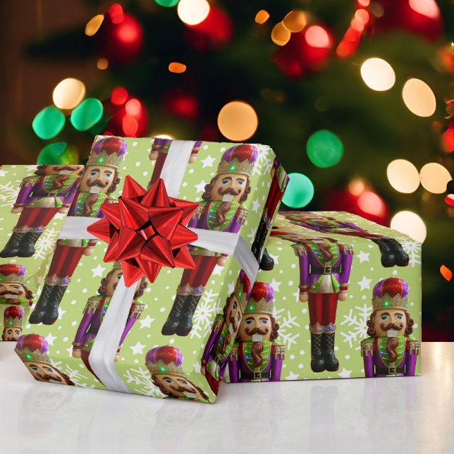 Nutcrackers for Christmas Colorful Wrapping Paper (Creator Uploaded)