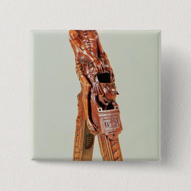 Nutcrackers in the form of a man pinback button (Front)