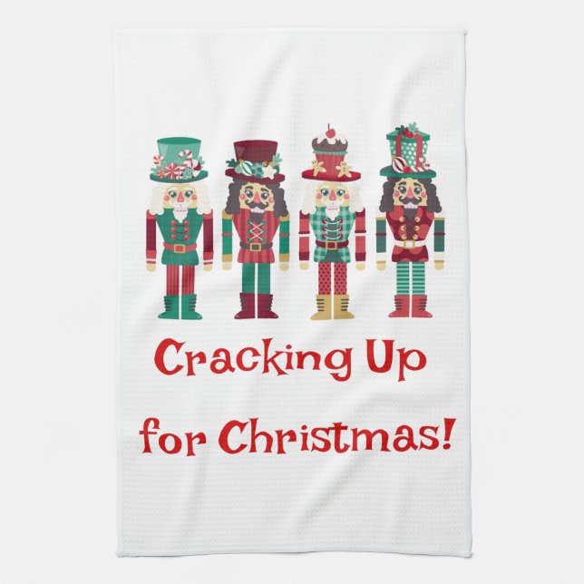 Nutcrackers  kitchen towel (Vertical)