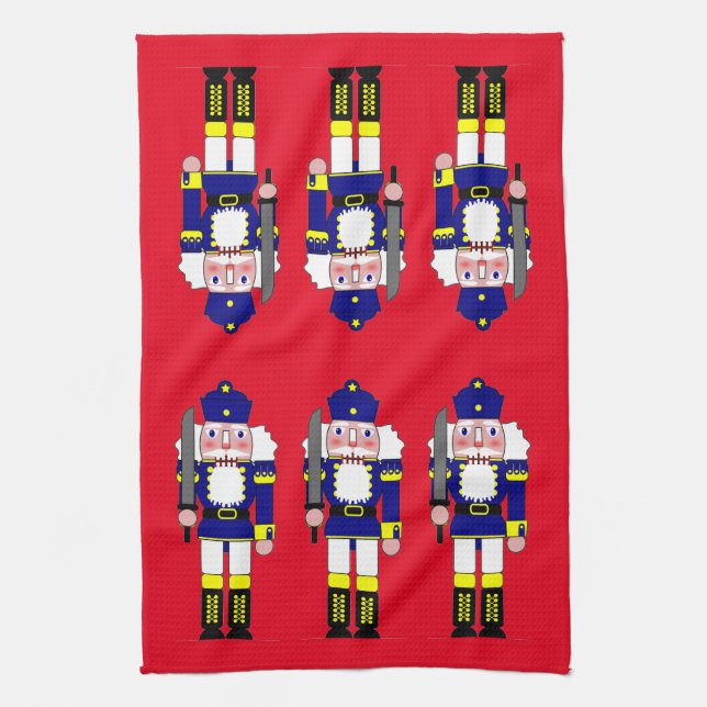 Nutcrackers Kitchen Towel (Vertical)