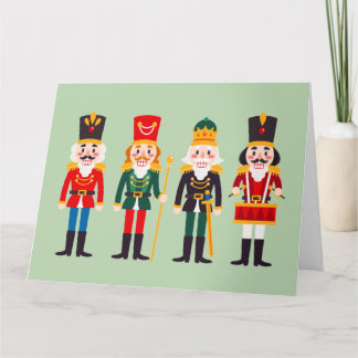 Nutcrackers Napkins Large Gift Bag Card