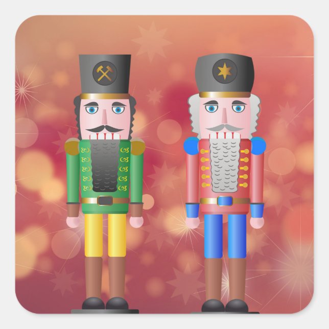 Nutcrackers  square sticker (Front)