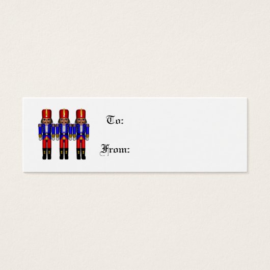 nutcrackers traditional  Seasons Greetings (Front)