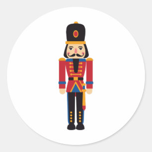 Nutcrackin Classic Round Sticker