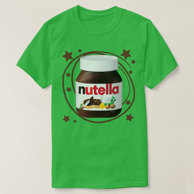 Nutella Swirls VNeck  T-Shirt (Design Front)