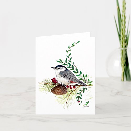 Nuthatch Bird  Card